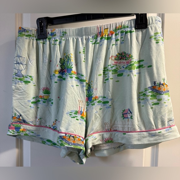 Kate Spade Women’s 2 Piece Pajama Set Spring Bunny size Large - Picture 6 of 9